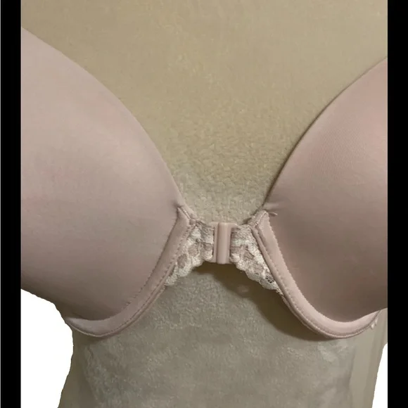 Maidenform Racerback Bra Underwire Pink 38C Front Closure - Picture 2 of 4
